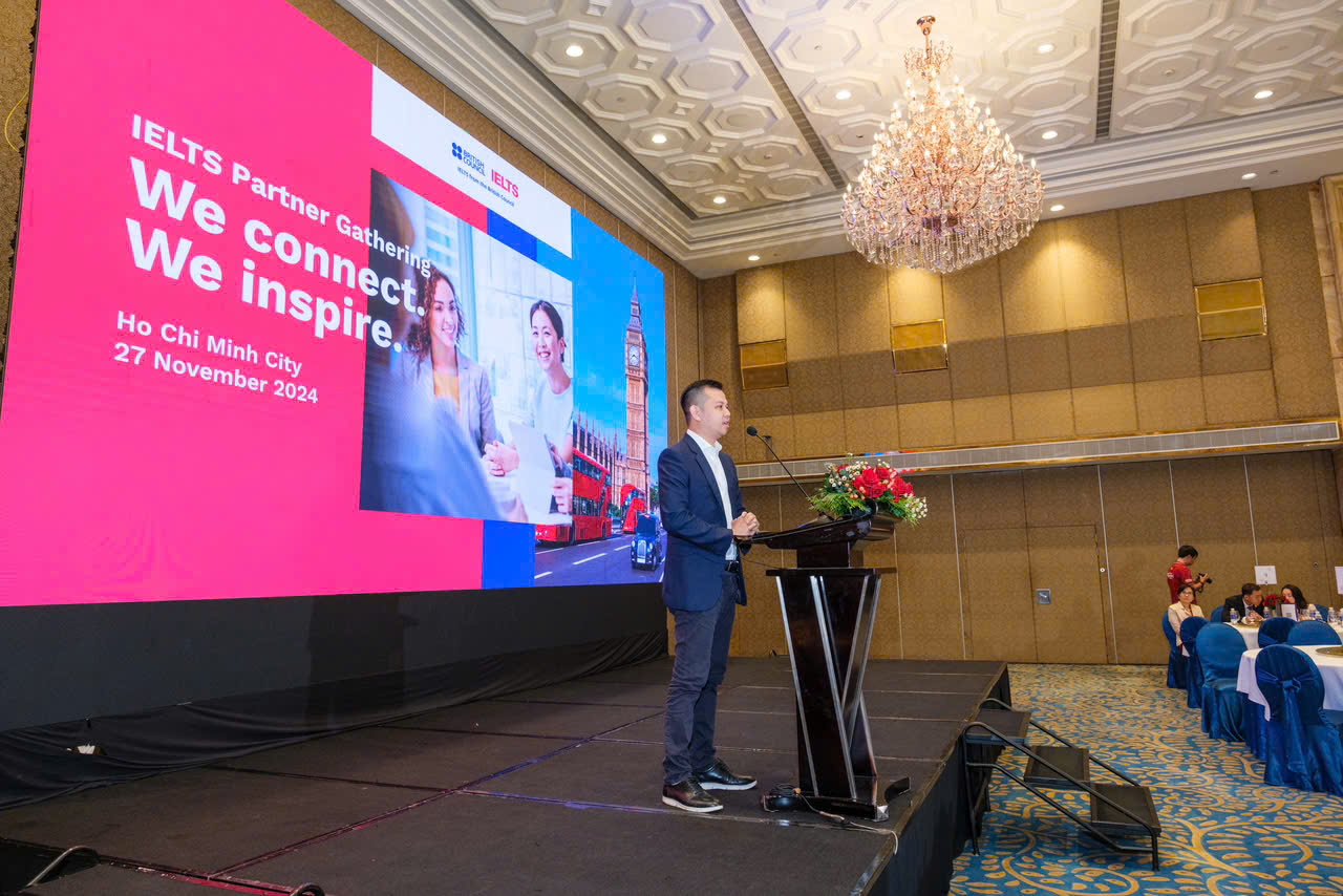 Diễn giả sự kiện: IELTS Partner Gathering do Hội Đồng Anh tổ chức.